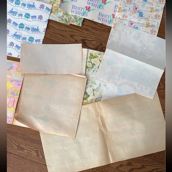 Lot Vintage Junk Journal Decoupage Wrapping Paper Cuts Ephemera Assortment - Picture 6 of 6